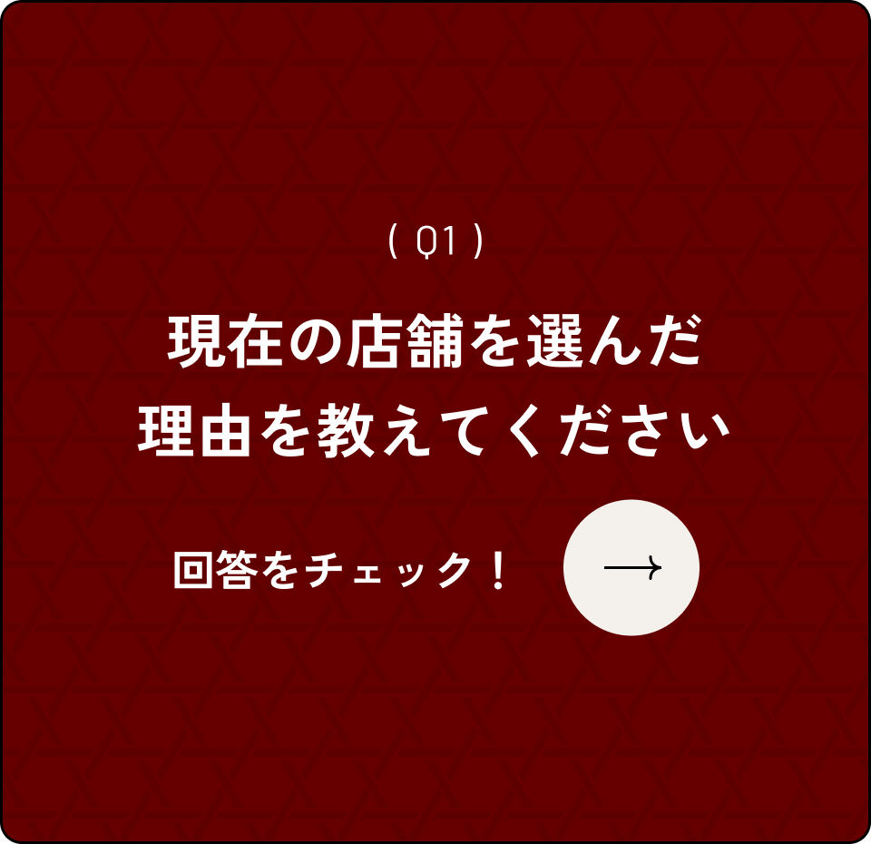 ( Q1 )現在の店舗を選んだ理由を教えてください